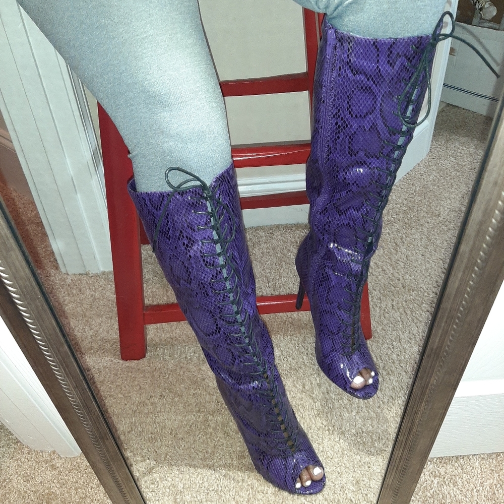 🙌BOGO🙌$20🙌PAPER FOX OPEN TOE BOOTS